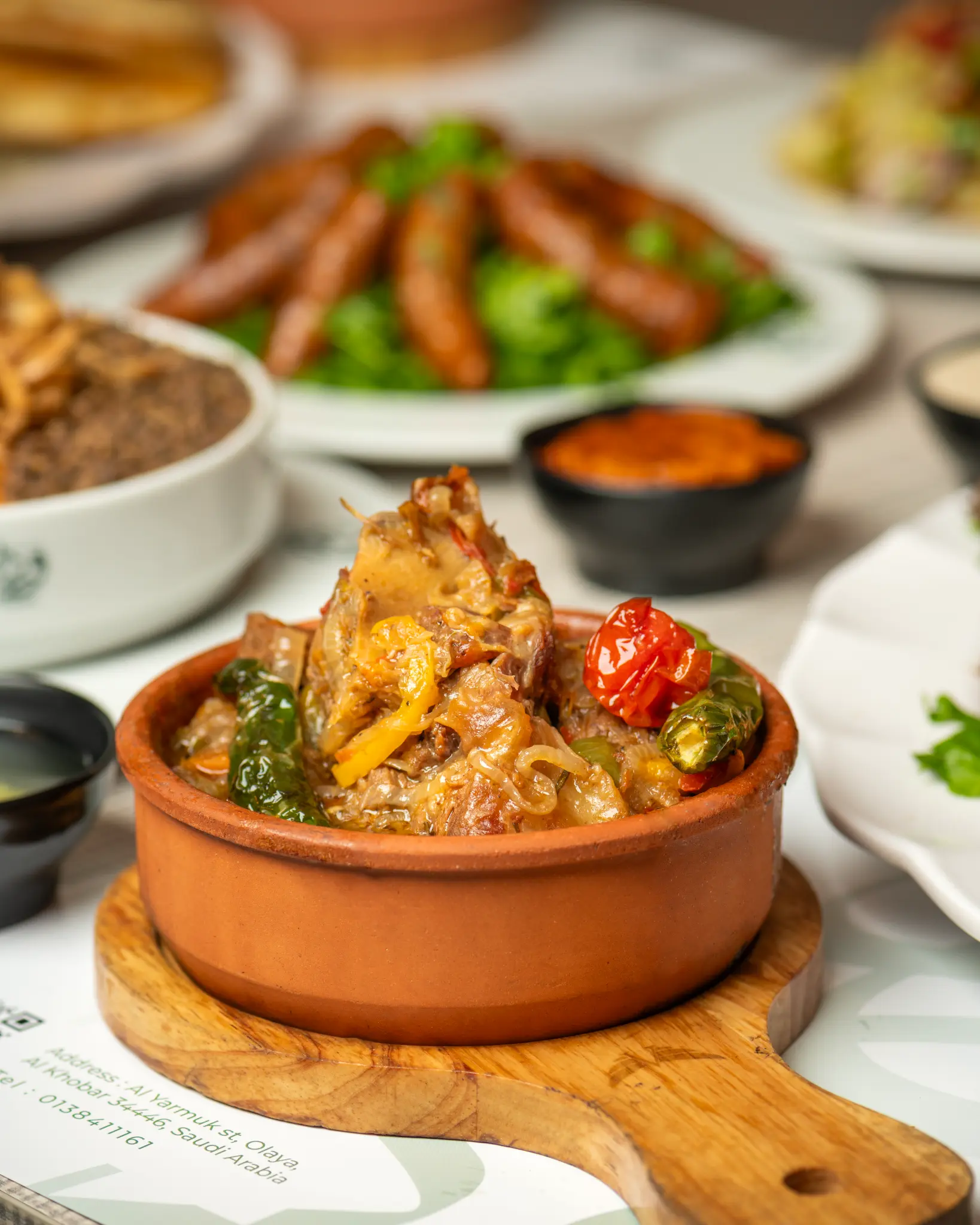 طاجن فخاري ساخن من ركن وردة