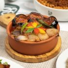 moussaka tagine with minced meat and rice 17413959124023244